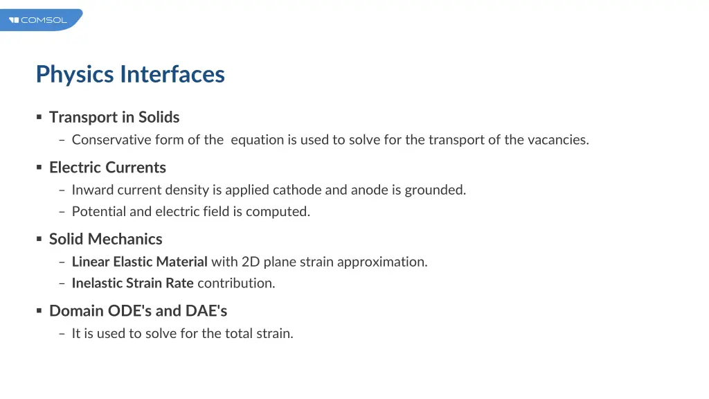 physics interfaces
