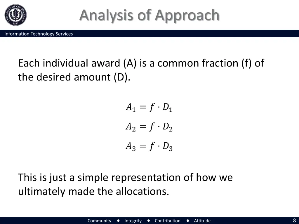 analysis of approach