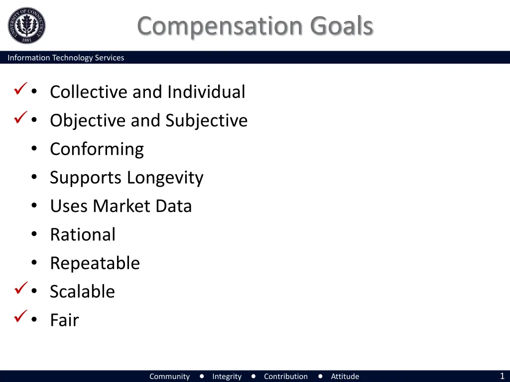 compensation goals