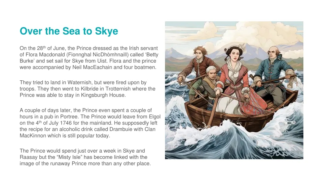 over the sea to skye