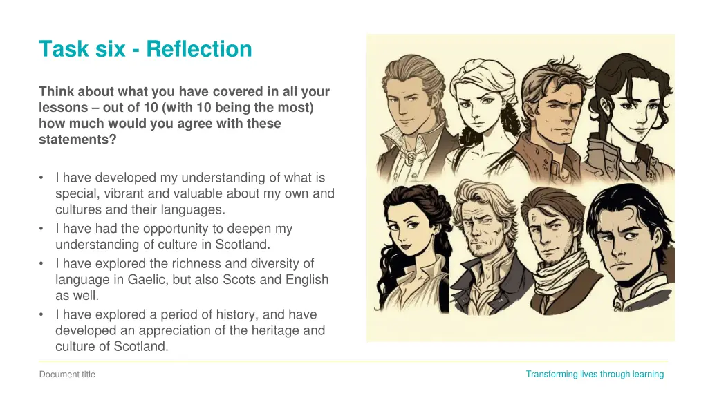 task six reflection