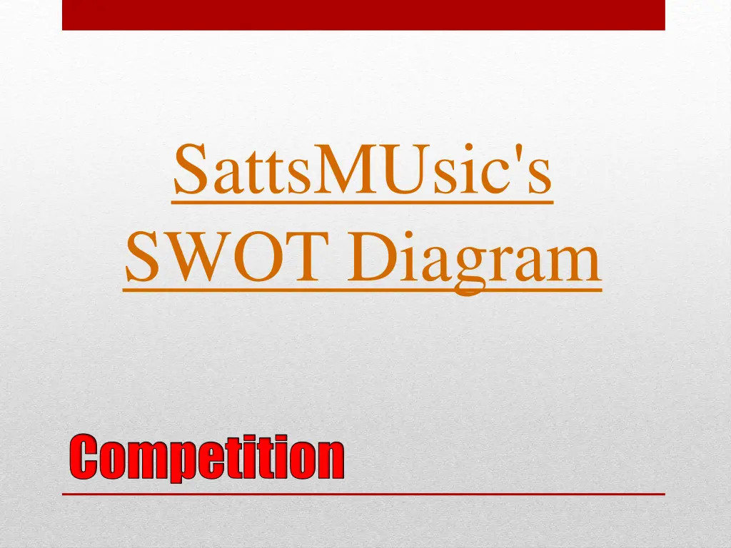 sattsmusic s swot diagram