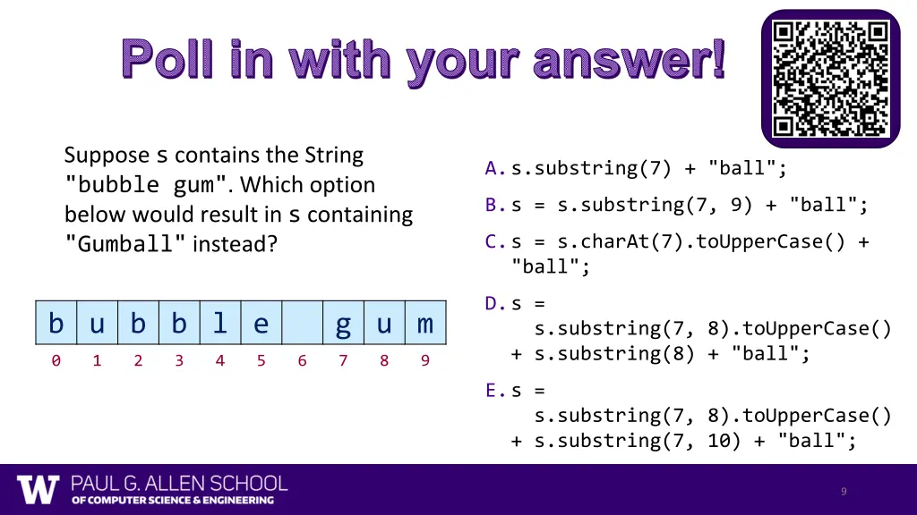 poll in with your answer 1