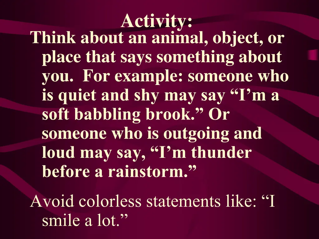 activity