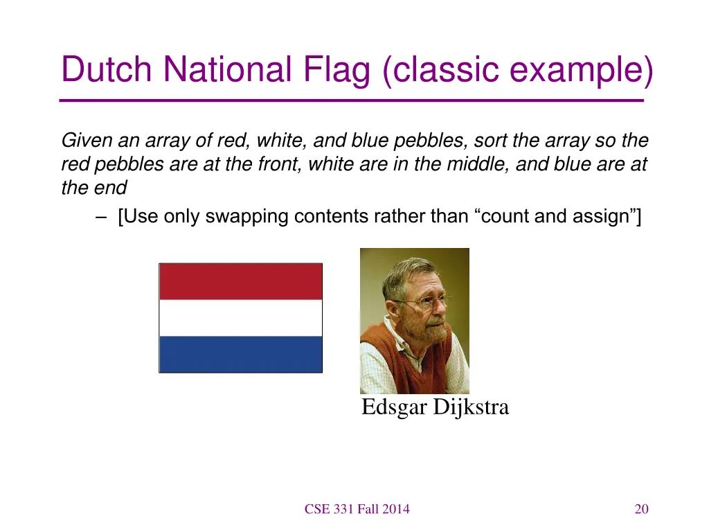 dutch national flag classic example