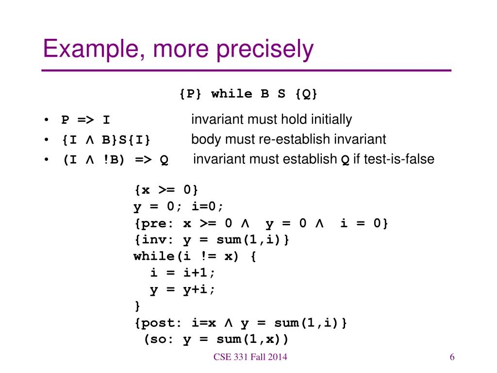 example more precisely