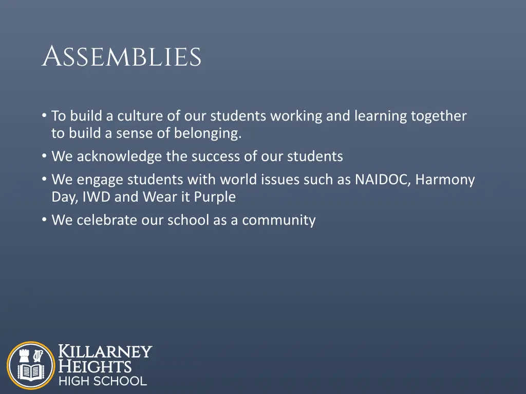 assemblies