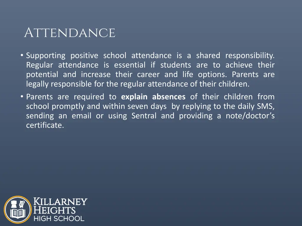 attendance