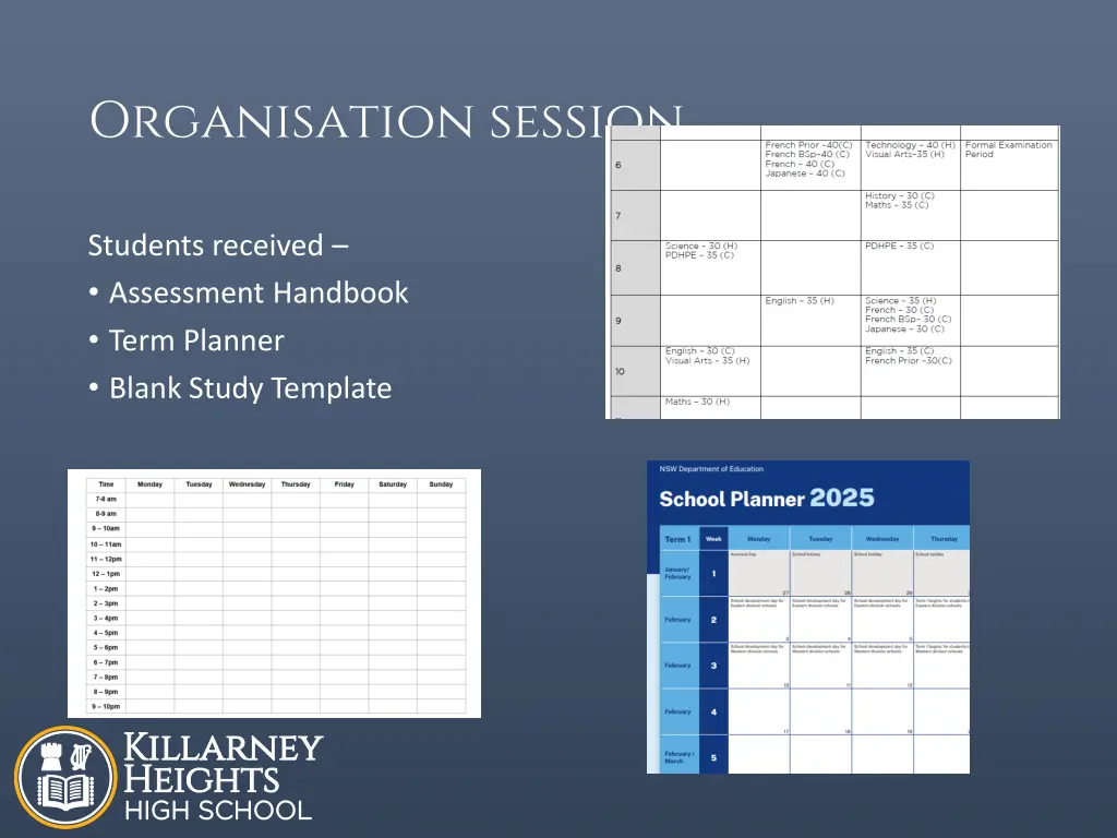 organisation session