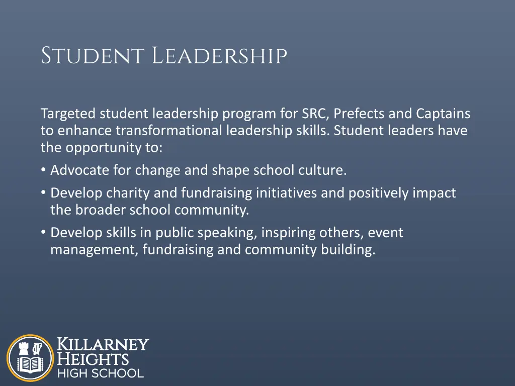 student leadership