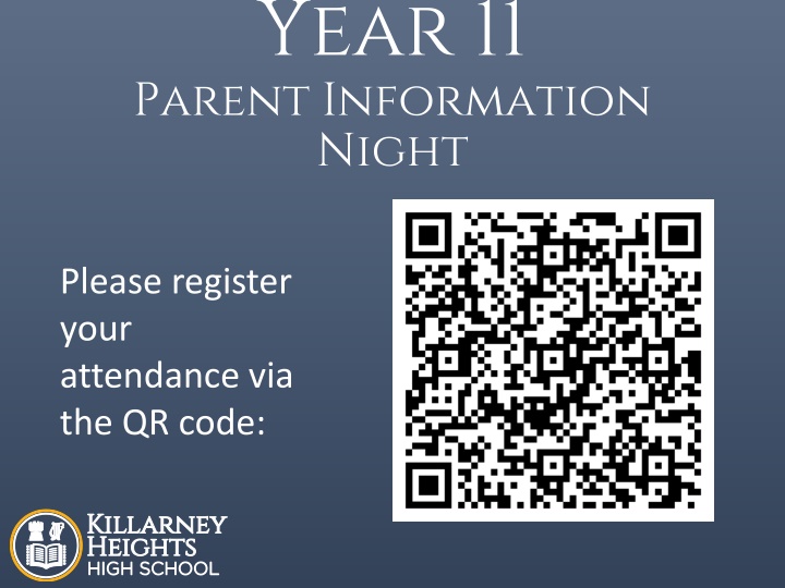 year 11 parent information night