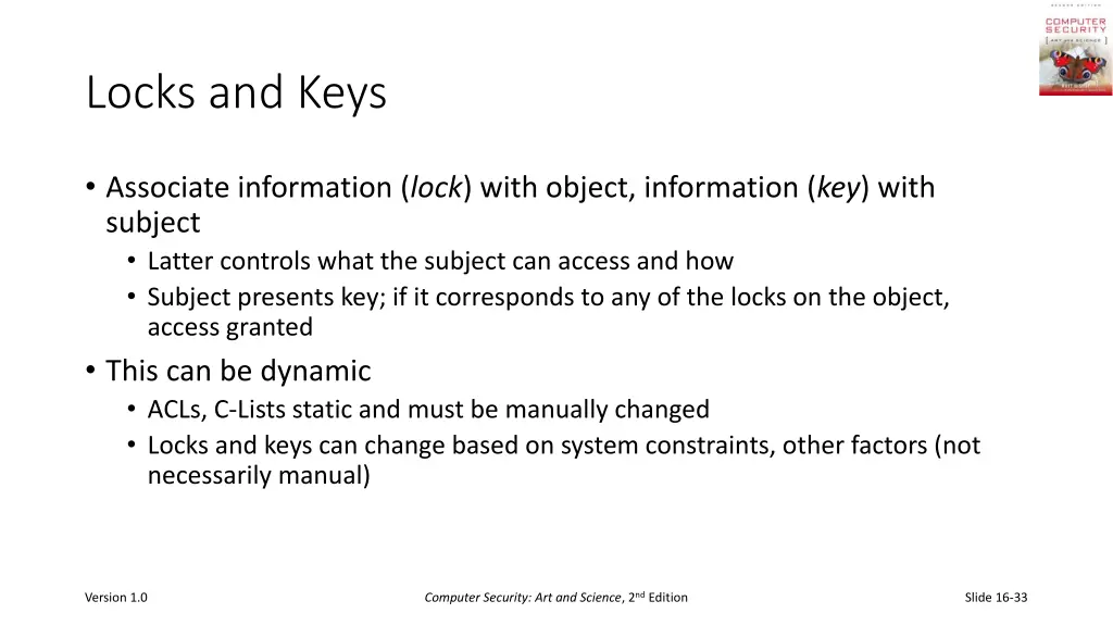 locks and keys