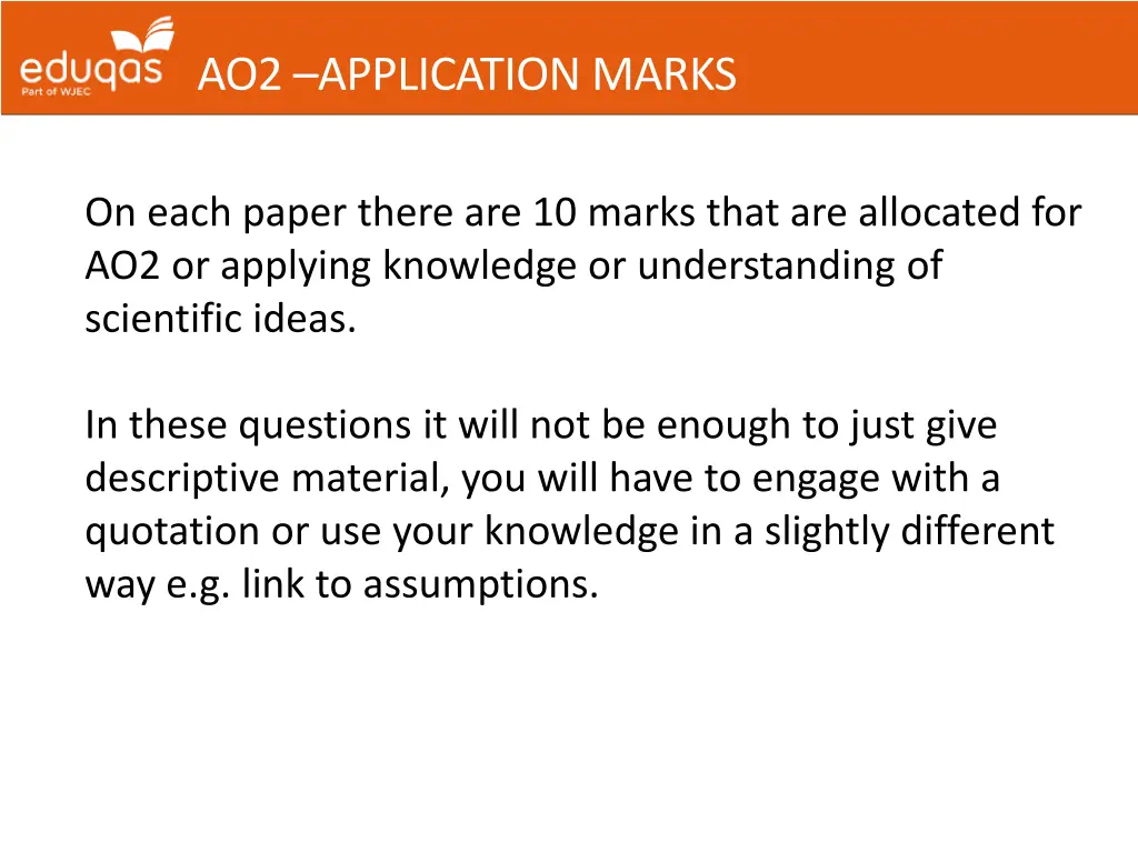 ao2 application marks