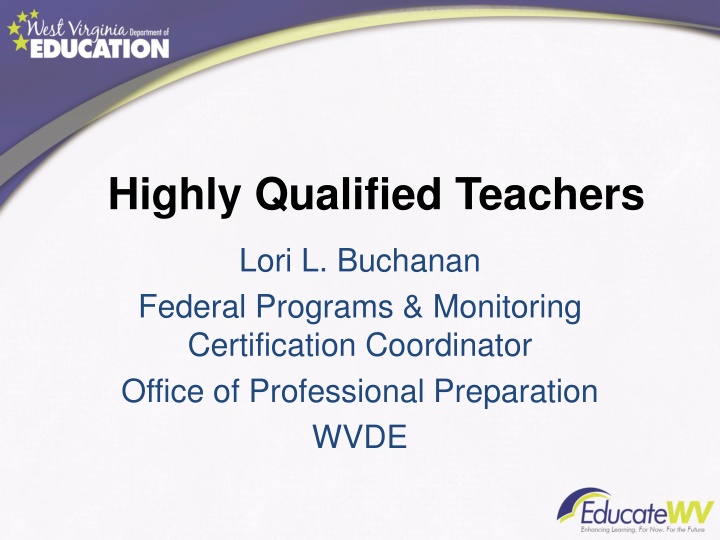 highly qualified teachers