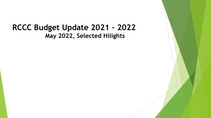 rccc budget update 2021 2022 may 2022 selected