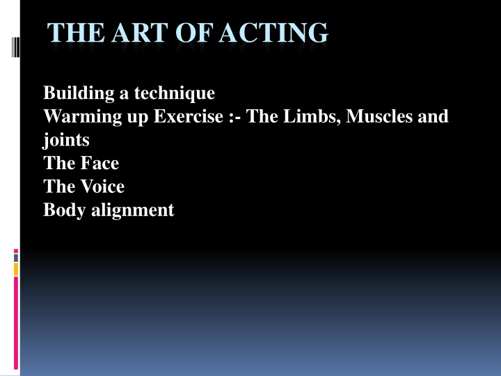 the art of acting