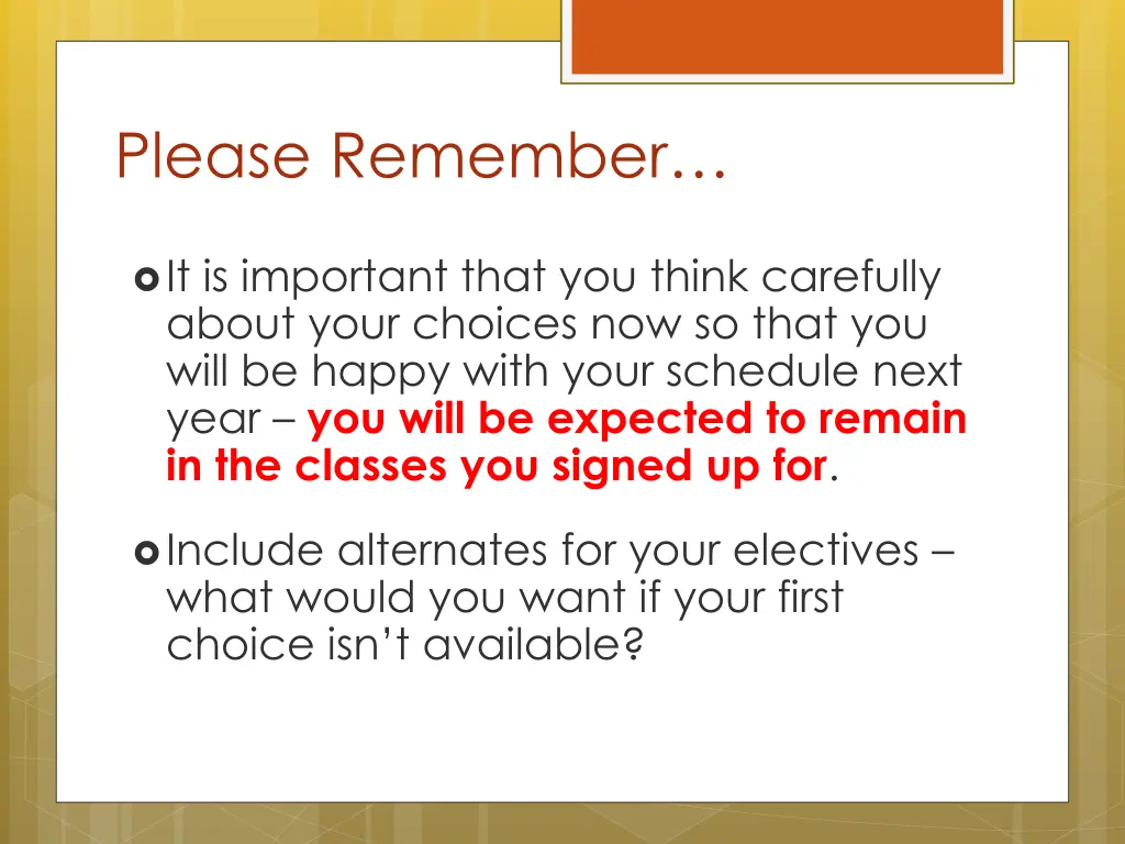 please remember