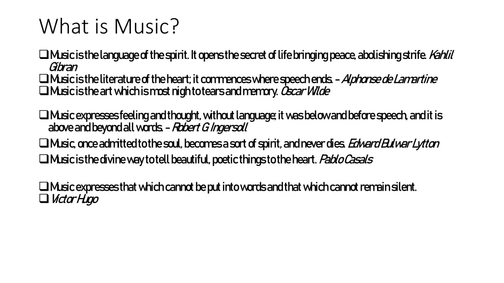 what is music
