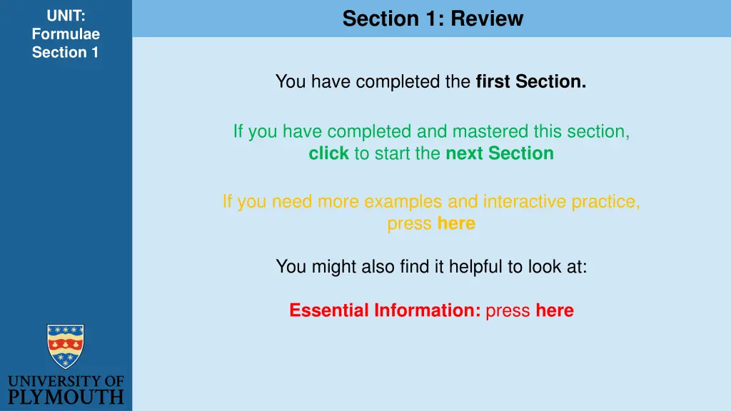 section 1 review