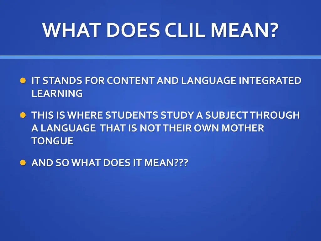 what does clil mean