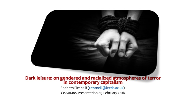 dark leisure on gendered and racialized