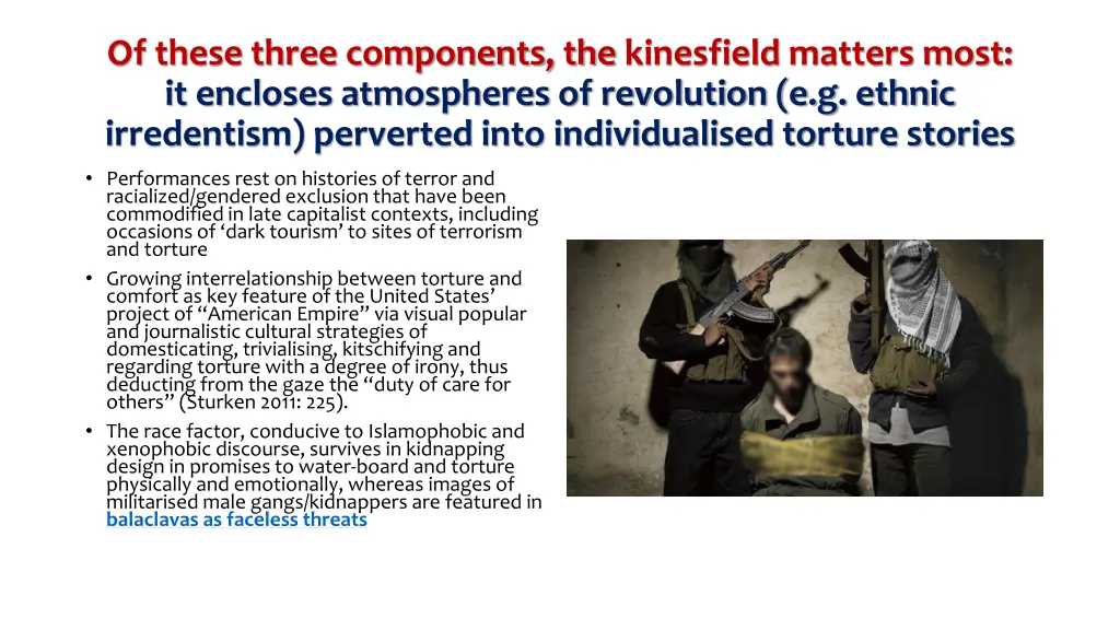 of these three components the kinesfield matters