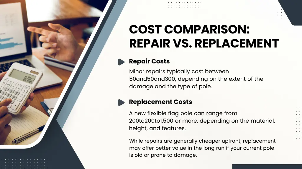 cost comparison repair vs replacement