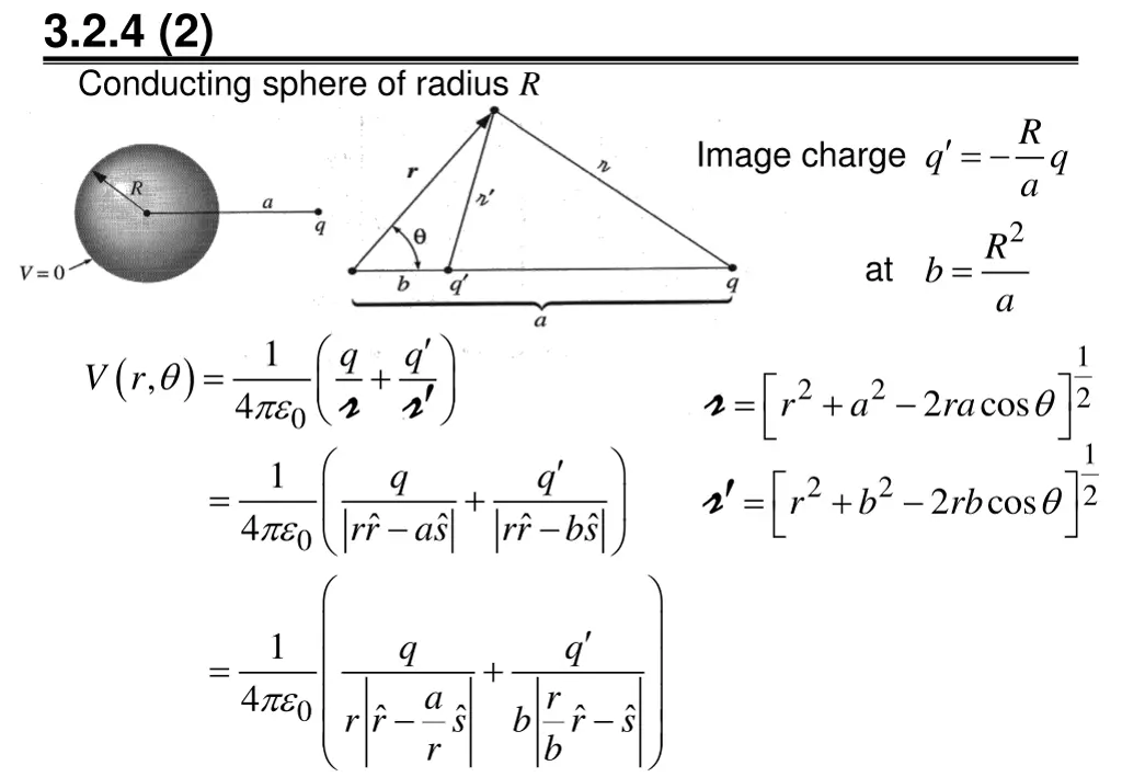 3 2 4 2 conducting sphere of radius r
