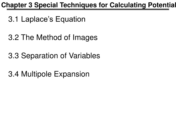 chapter 3 special techniques for calculating