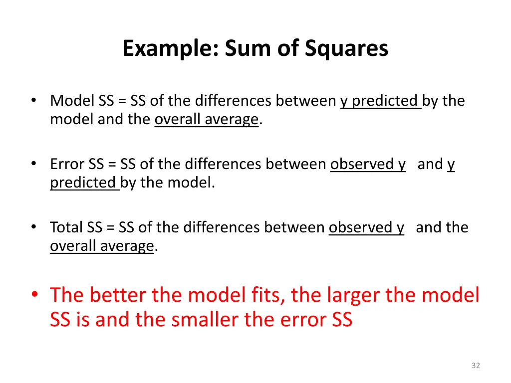 example sum of squares