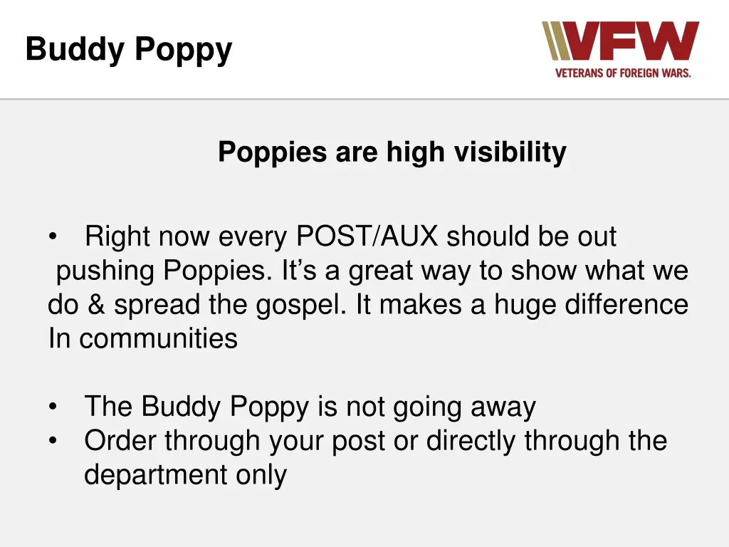 buddy poppy