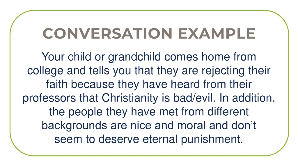 conversation example