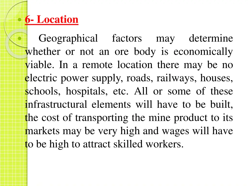 6 location