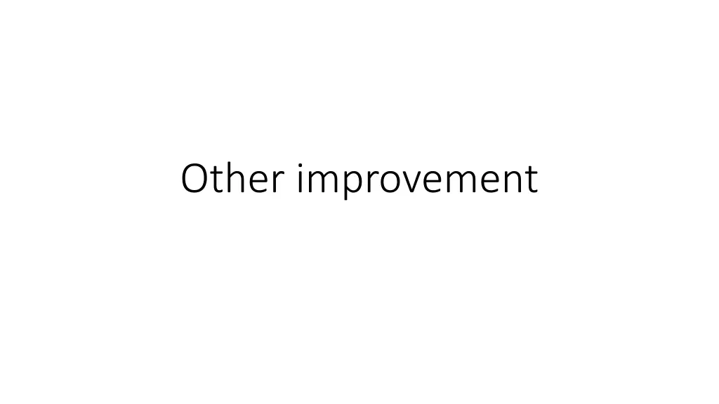 other improvement