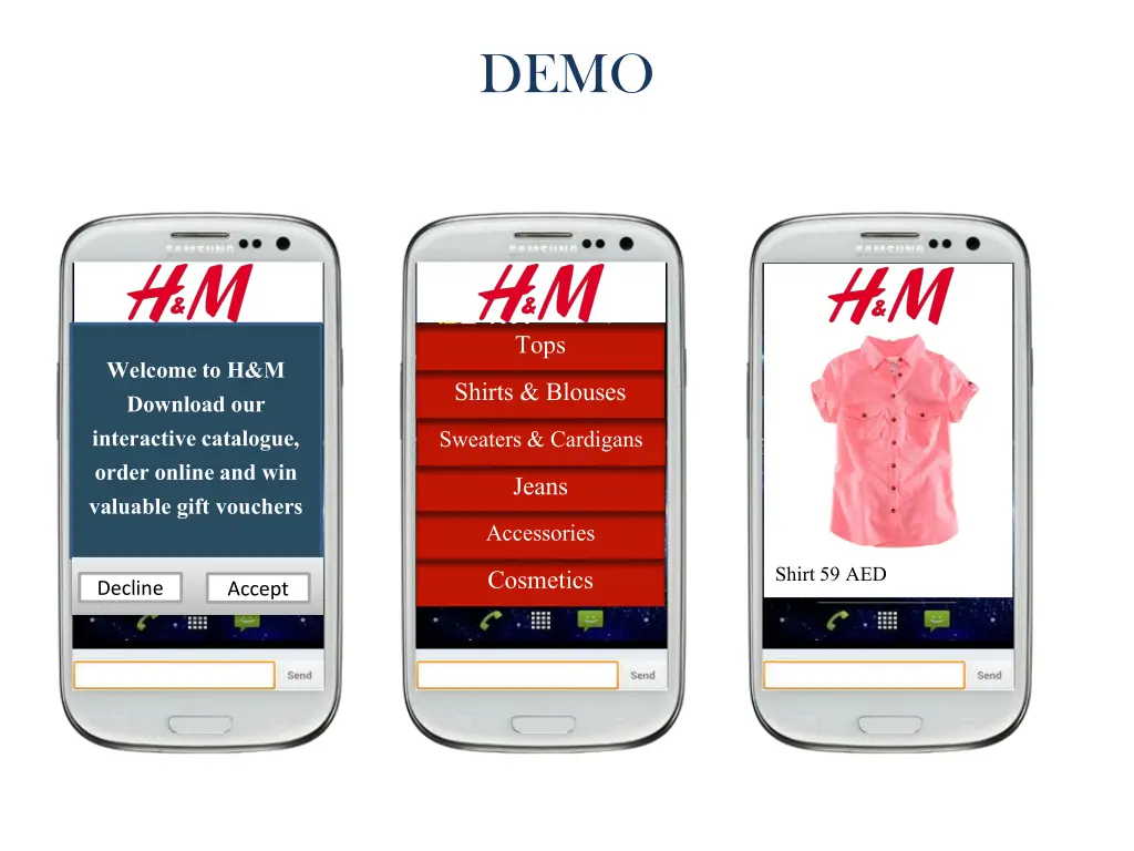 in store catalogues demo