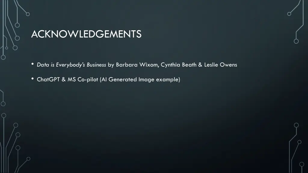 acknowledgements