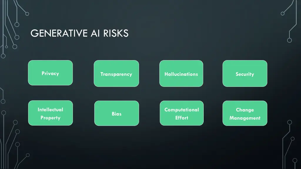 generative ai risks