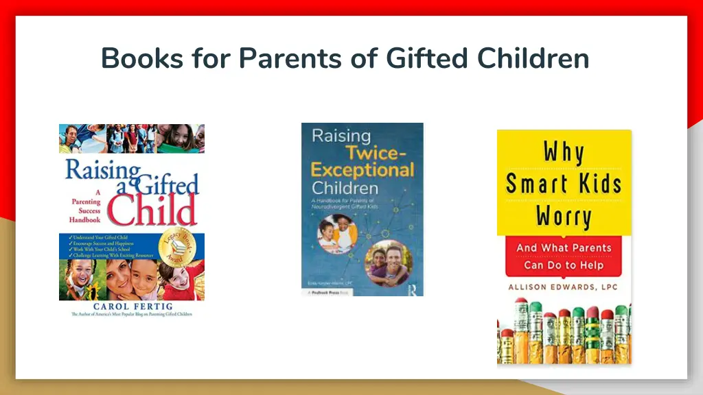 books for parents of gifted children