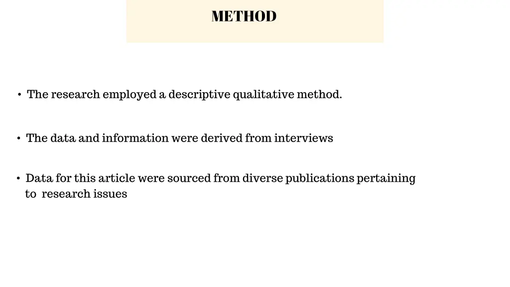 method