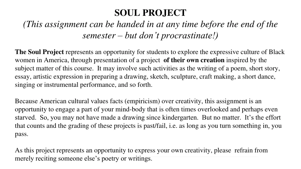 soul project