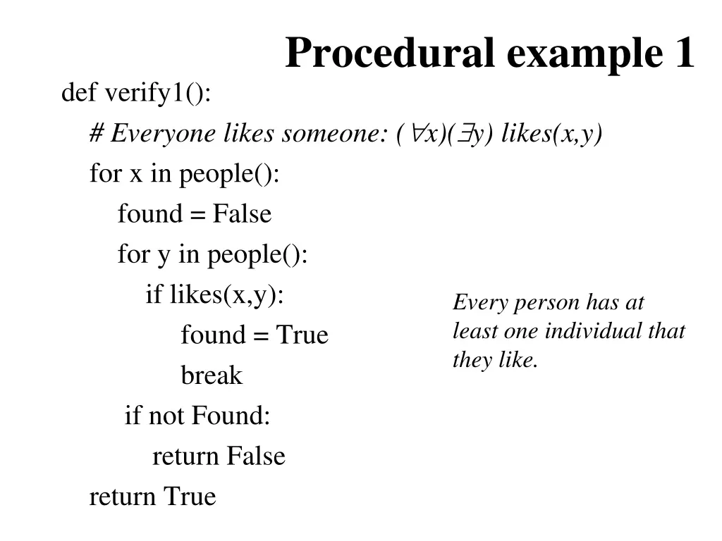 procedural example 1