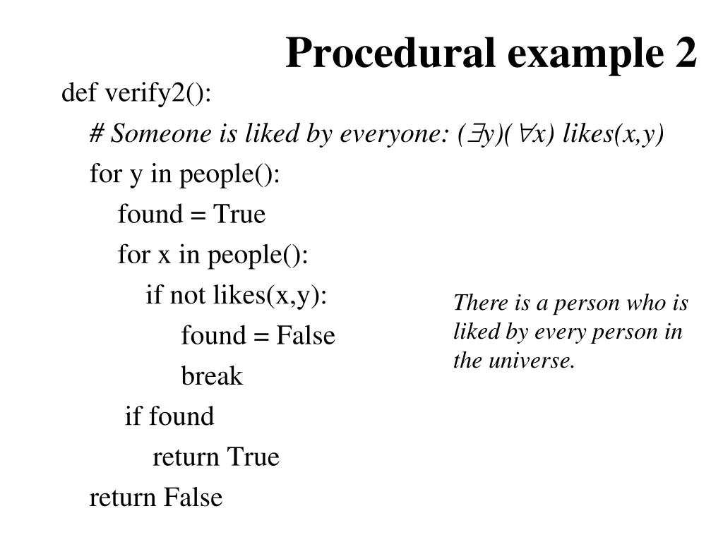 procedural example 2