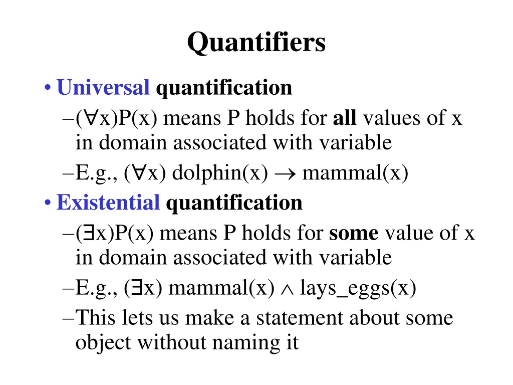 quantifiers
