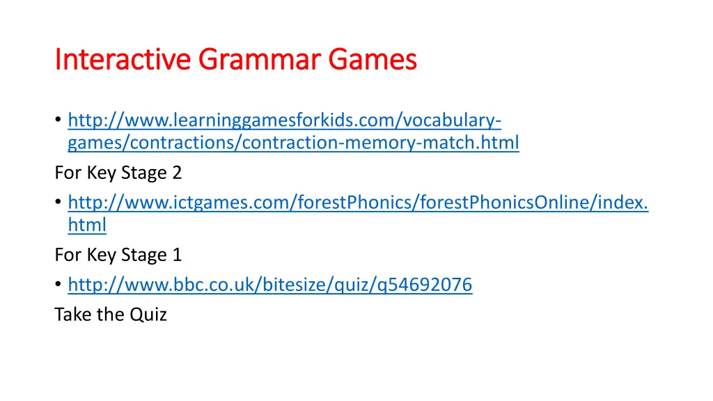 interactive grammar games interactive grammar