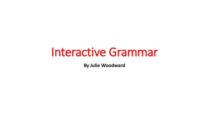 interactive grammar interactive grammar