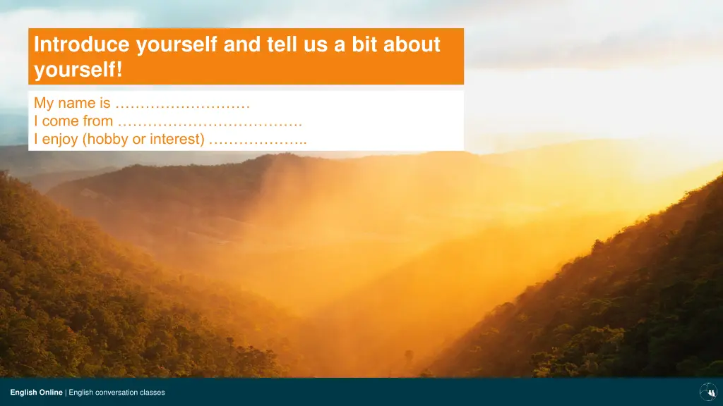 introduce yourself and tell us a bit about