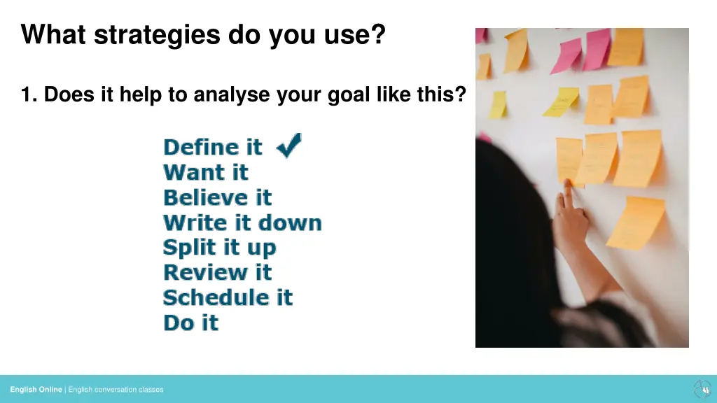 what strategies do you use