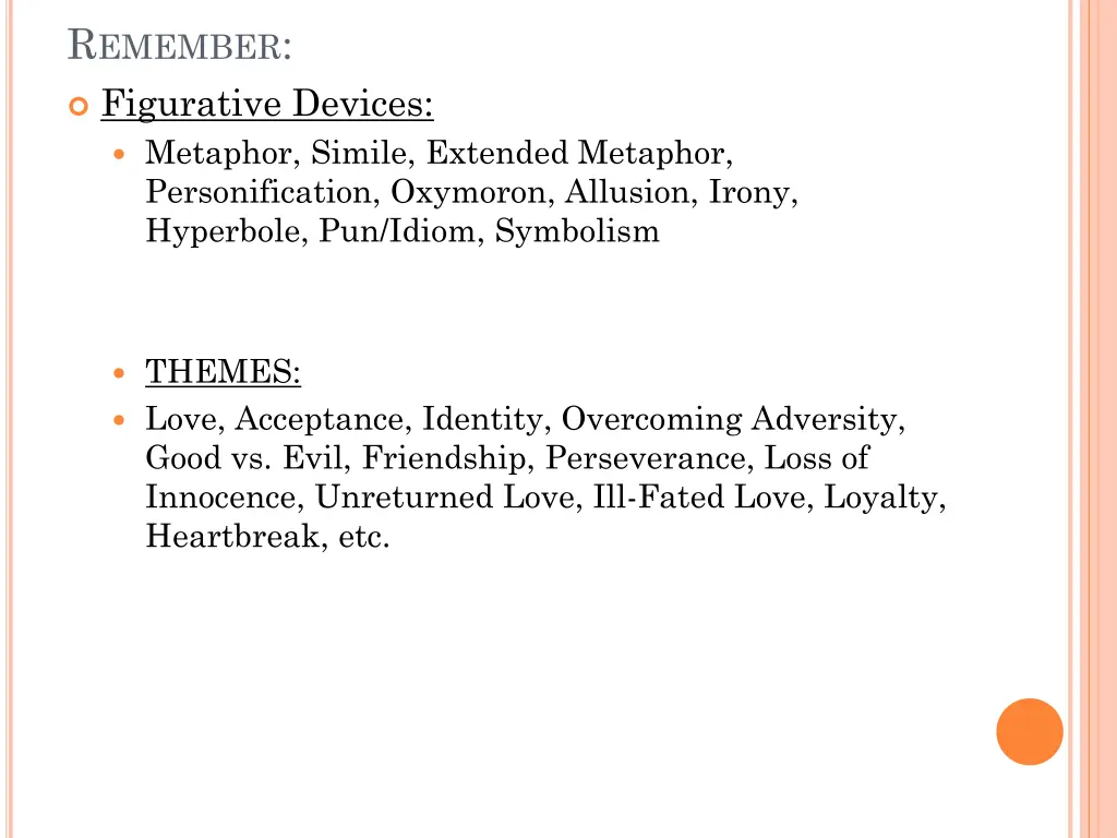 r emember figurative devices metaphor simile