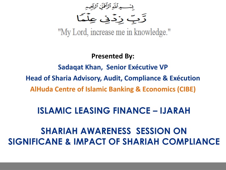presented by sadaqat khan senior ex cutive
