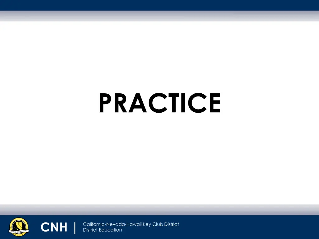 practice